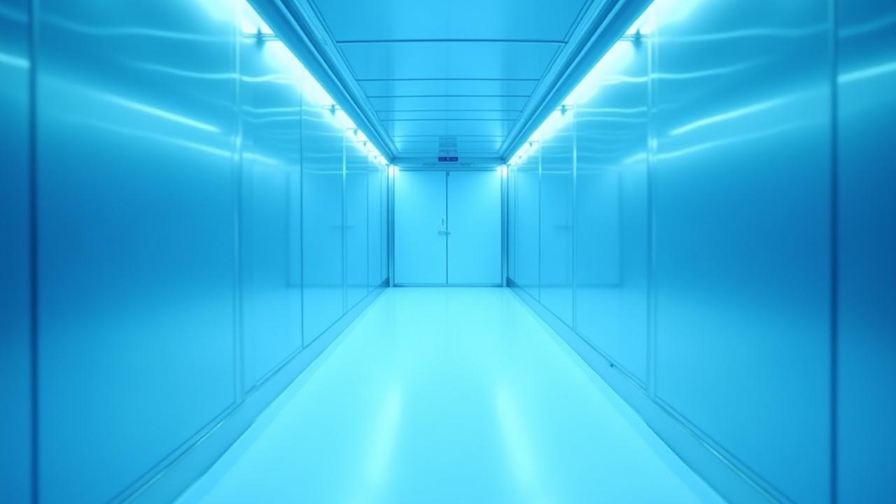 Clean interior of a temperature-controlled refrigerated trailer