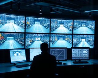 24/7 surveillance and security control room
